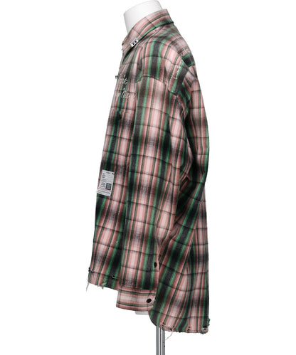 VINTAGE LIKE CHECK L/S SHIRTS