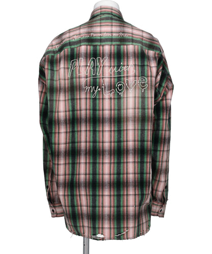 VINTAGE LIKE CHECK L/S SHIRTS