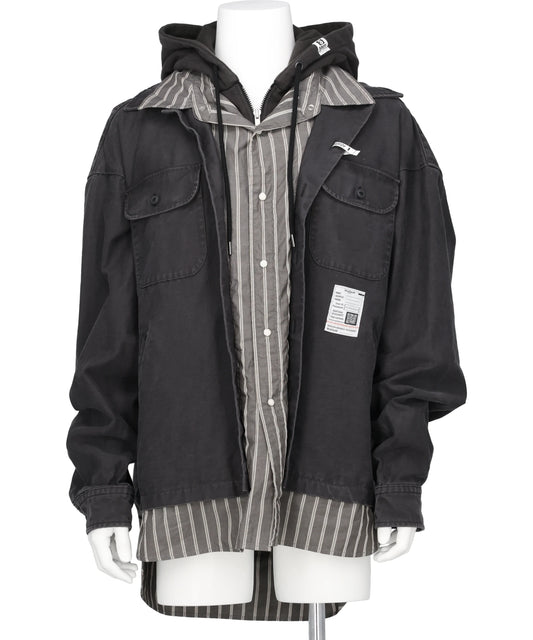 Maison MIHARA YASUHIRO(メゾンミハラヤスヒロ) 2026SS TRIPLE LAYERED L/S SHIRTS J16SH185