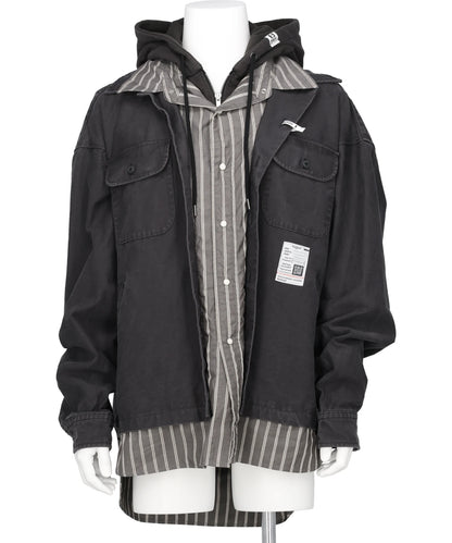 Maison MIHARA YASUHIRO(メゾンミハラヤスヒロ) 2026SS TRIPLE LAYERED L/S SHIRTS J16SH185