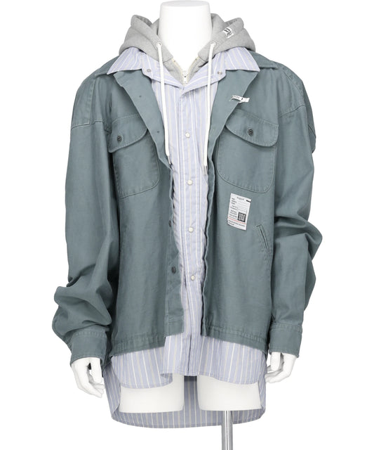 Maison MIHARA YASUHIRO(メゾンミハラヤスヒロ) 2026SS TRIPLE LAYERED L/S SHIRTS J16SH185