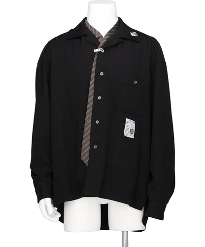 Maison MIHARA YASUHIRO(メゾンミハラヤスヒロ) 2026SS ATTACED TIE L/S SHIRTS J16SH187