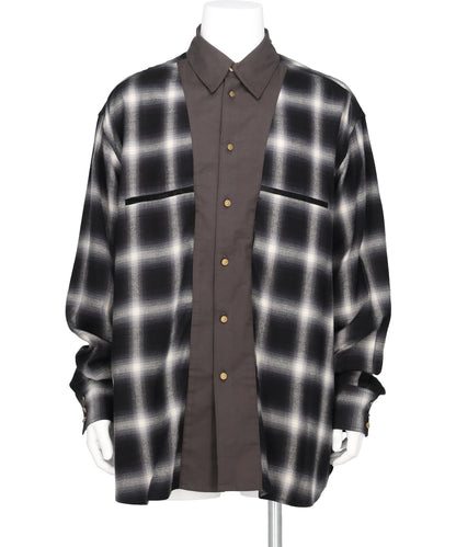 LES SIX(レシス) 2026SS INSIDE OUT SHIRT SJTT-10-SH-INSO