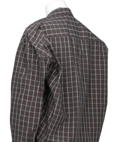 L/S CHECK SH w STICKER