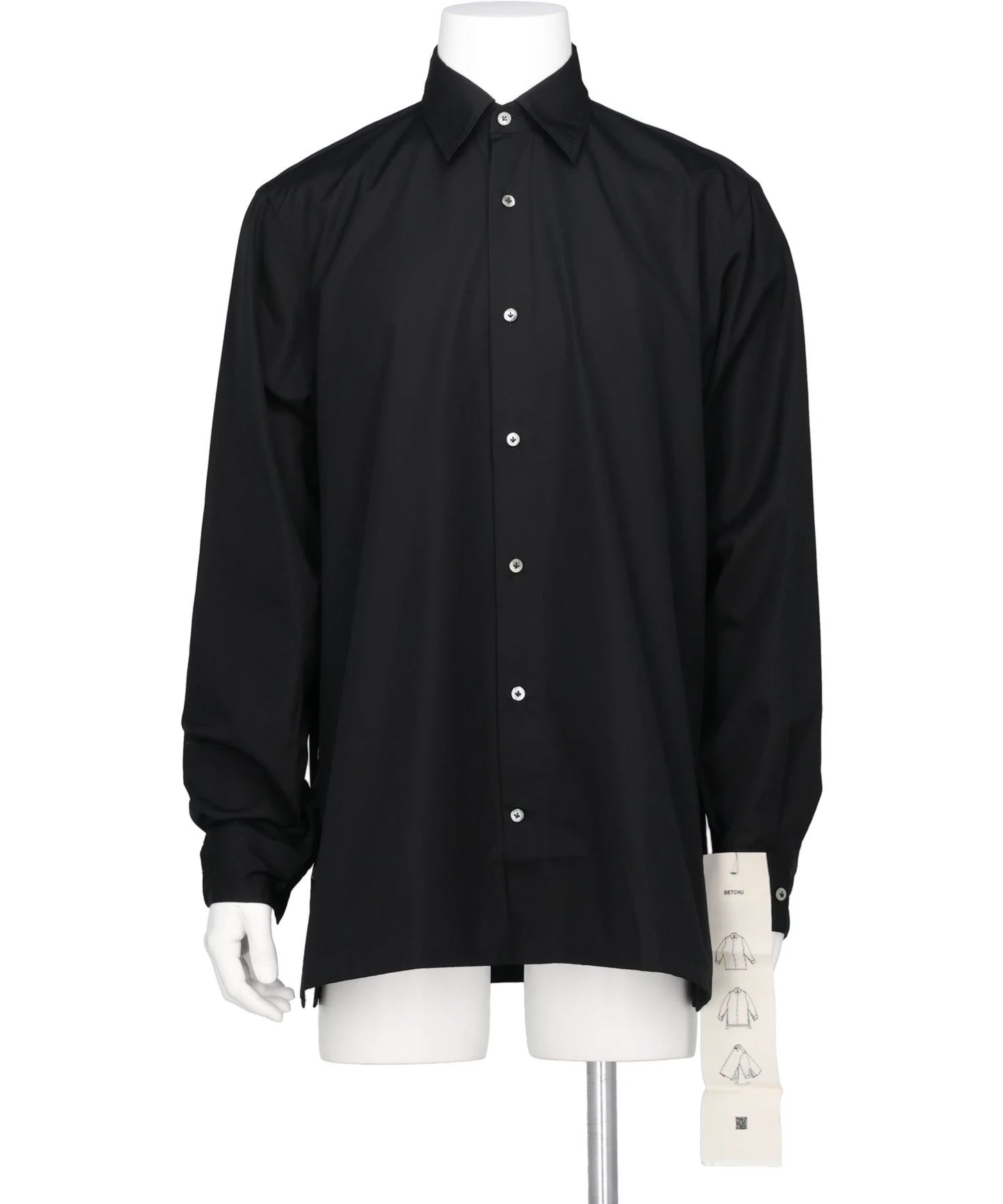 SETCHU(セッチュウ）2026SS SETCHU SHIRTS 3 OPEN SIDE COTTON U261H047C004