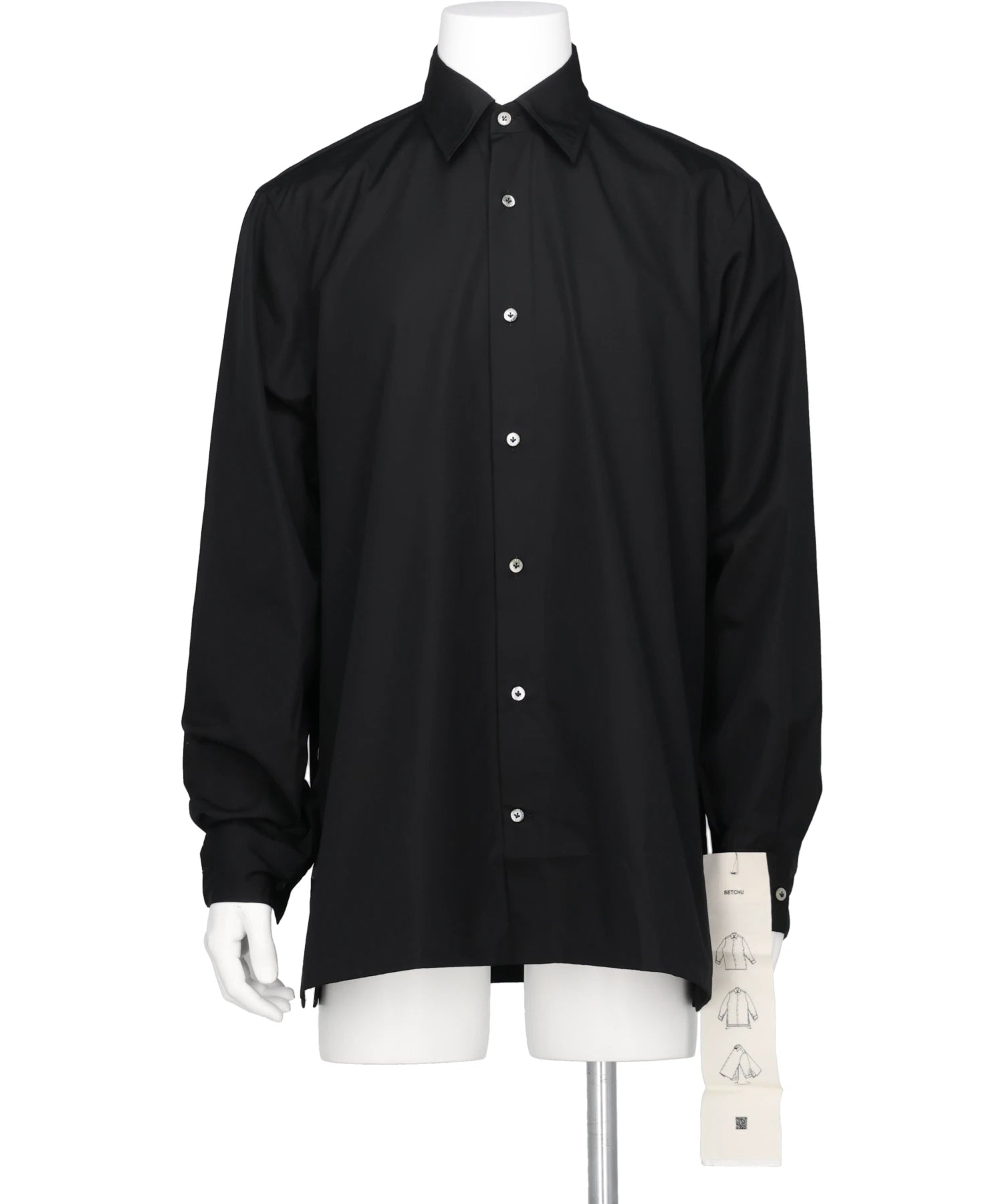 SETCHU(セッチュウ）2026SS SETCHU SHIRTS 3 OPEN SIDE COTTON U261H047C004