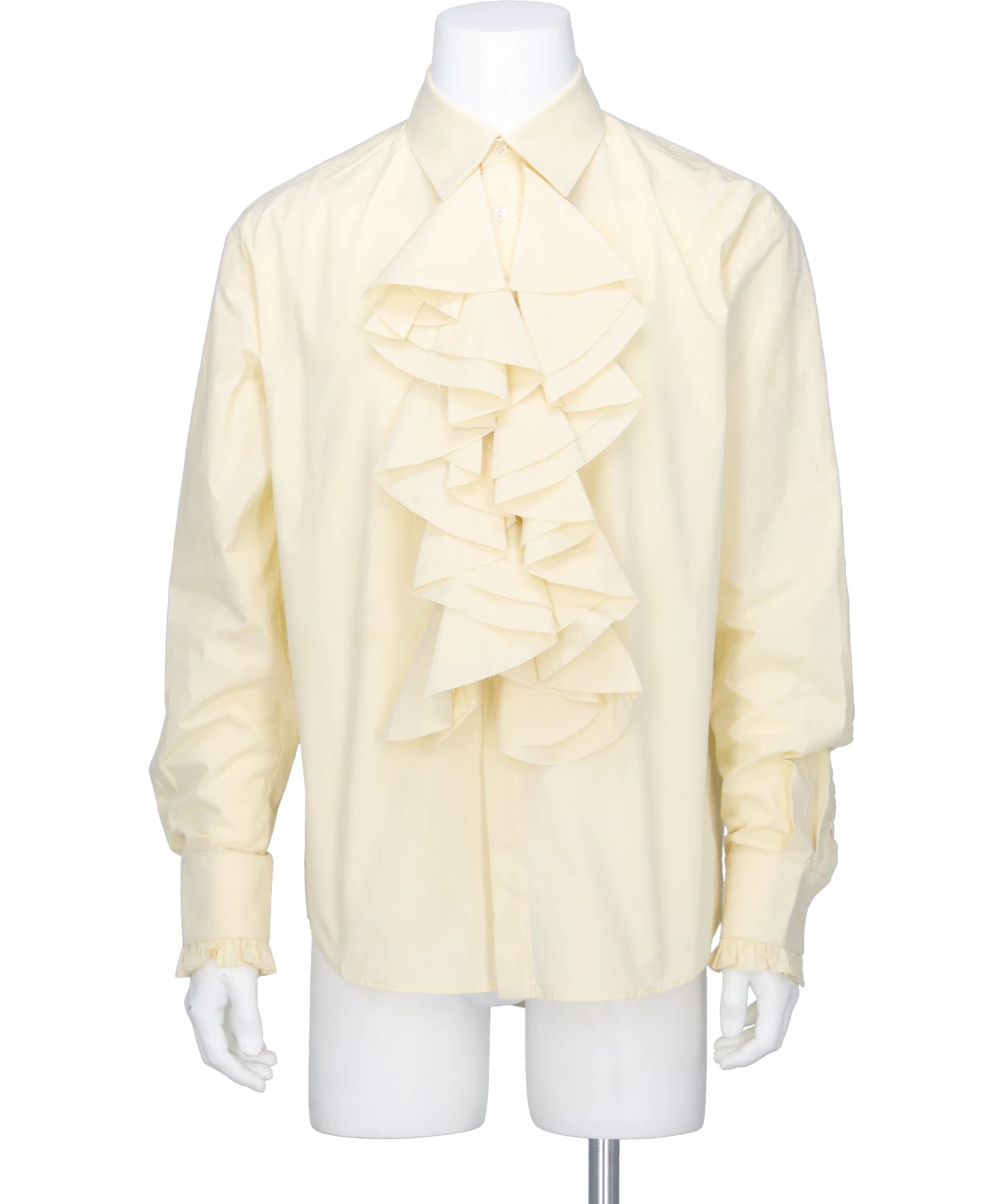 FRONT RUFFLE SHIRT