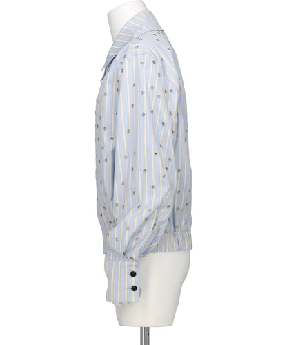 REVERSIBLE GROMMET OVERSHIRT