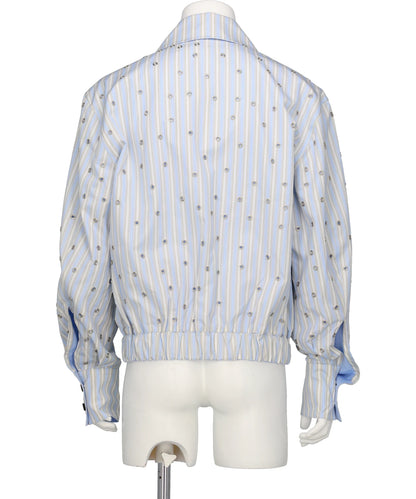 REVERSIBLE GROMMET OVERSHIRT