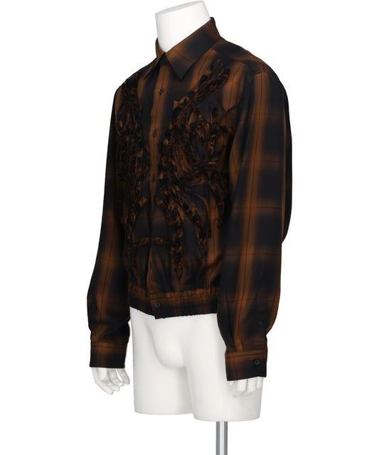 EMBROIDERED BLOUSON SHIRT
