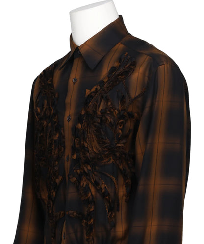 EMBROIDERED BLOUSON SHIRT