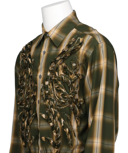 EMBROIDERED BLOUSON SHIRT