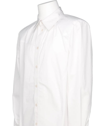 STRUCTURED SHOULDERS POPLIN SHIRT