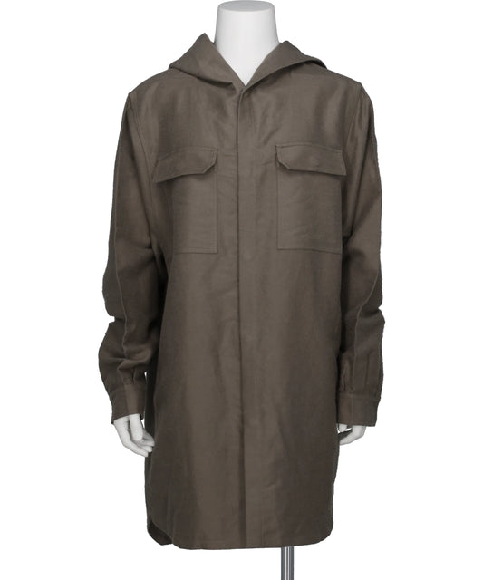 Rick Owens(リックオウエンス) 2026AW HOODED OUTERSHIRT RU02F4297MOR