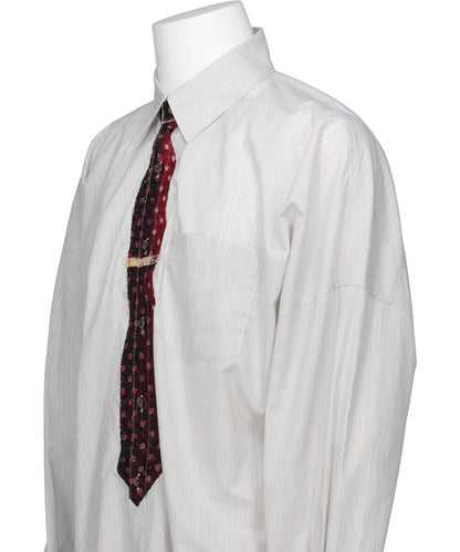 TROMPE L’OEIL TIE EMBROIDERY SHIRT