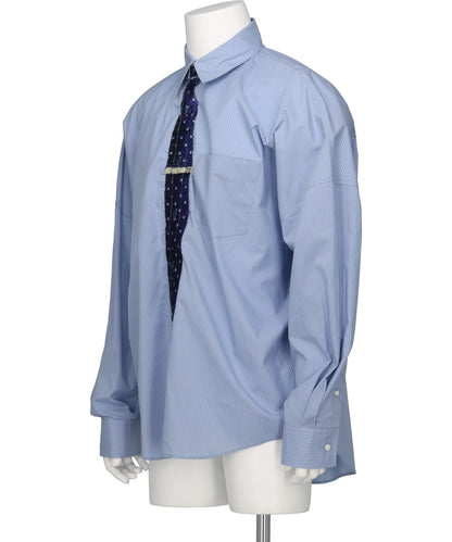 TROMPE L’OEIL TIE EMBROIDERY SHIRT