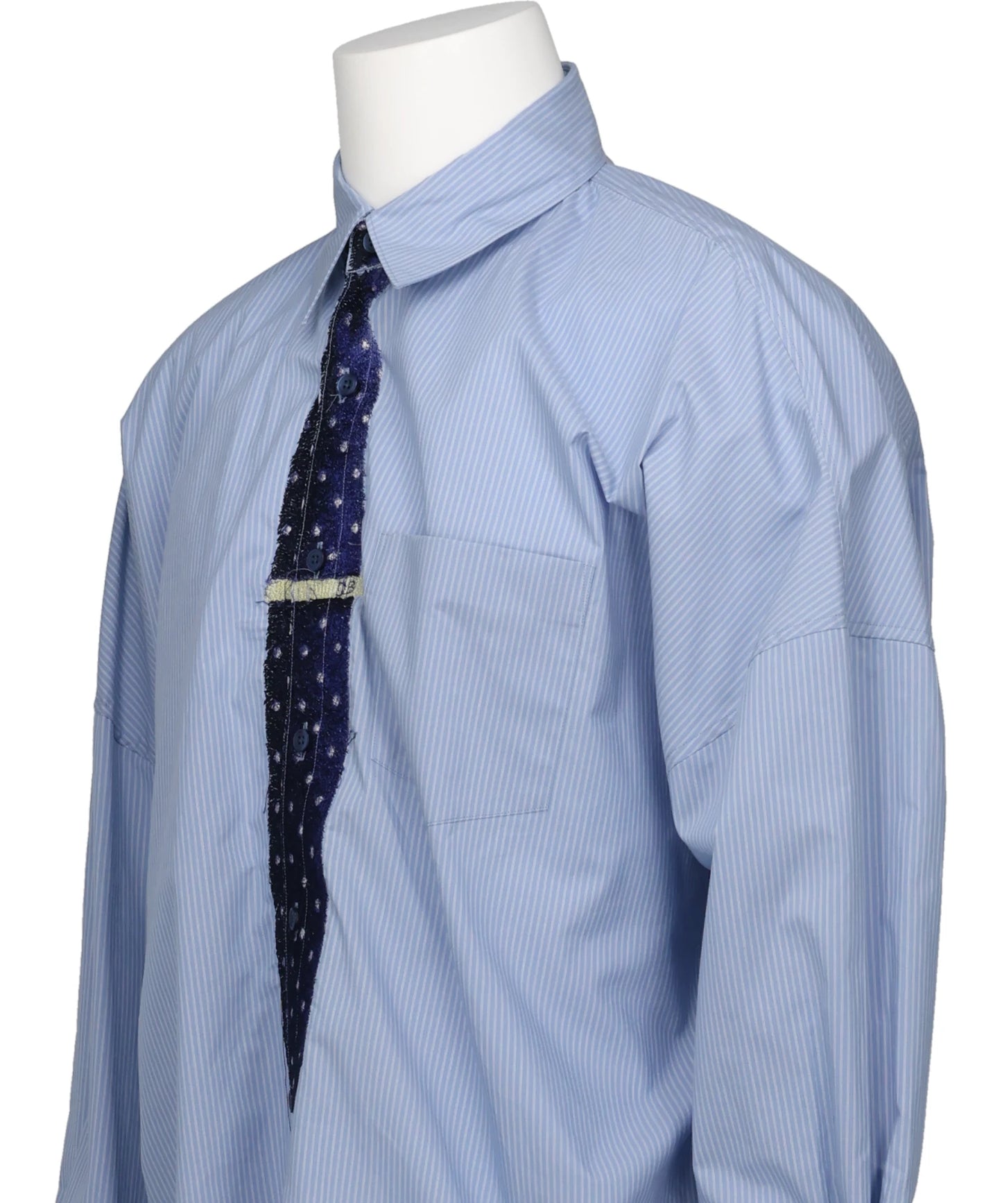TROMPE L’OEIL TIE EMBROIDERY SHIRT