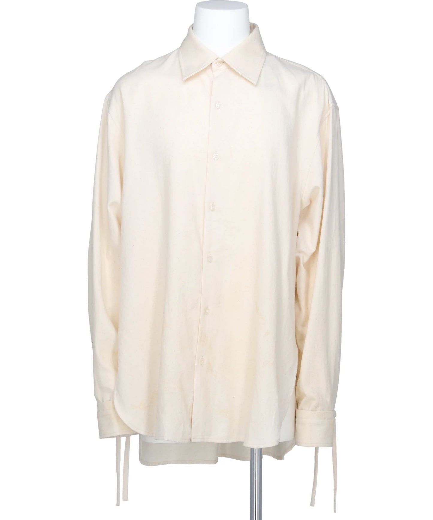 KAMIYA(カミヤ) 2026SS ASH FADE DRAWSTRING CUFF SHIRT　G16SH049