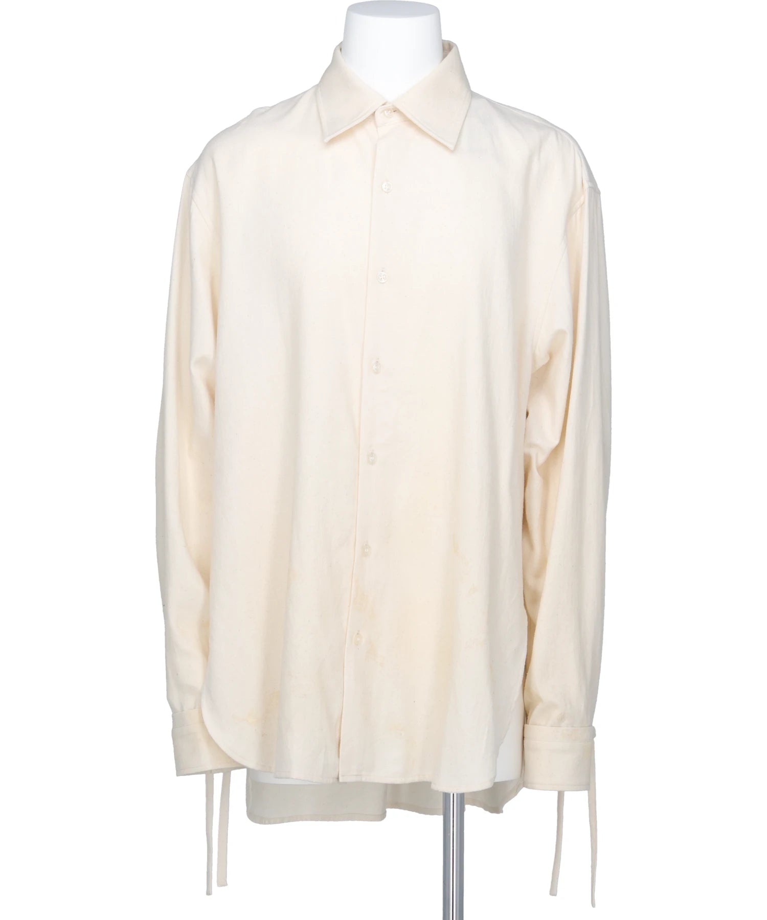 KAMIYA(カミヤ) 2026SS ASH FADE DRAWSTRING CUFF SHIRT　G16SH049