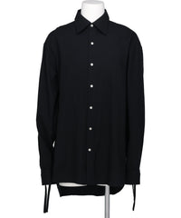 KAMIYA(カミヤ) 2026SS ASH FADE DRAWSTRING CUFF SHIRT G16SH049