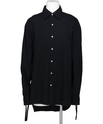 KAMIYA(カミヤ) 2026SS ASH FADE DRAWSTRING CUFF SHIRT G16SH049