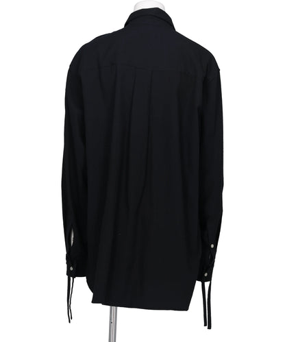 ASH FADE DRAWSTRING CUFF SHIRT