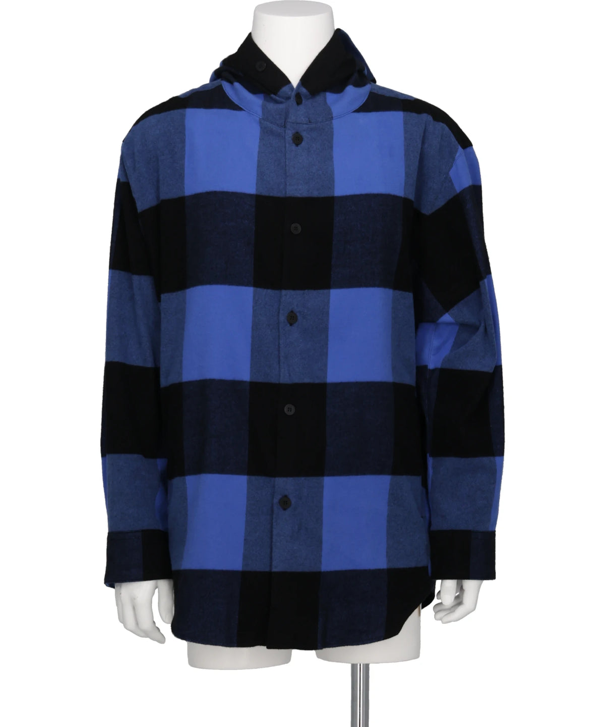 OVERCOAT HOODED FLANNEL SHIRT