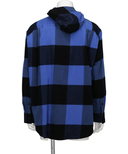 HOODED FLANNEL SHIRT