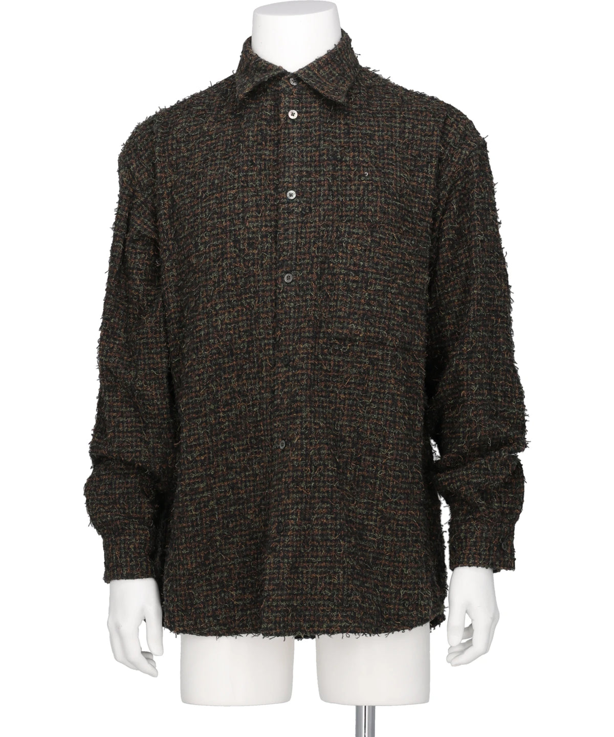 YOKE(ヨーク) 2026AW NEEDLEPUNCHED COTTON PLAID SHIRT YK26FW01360SH