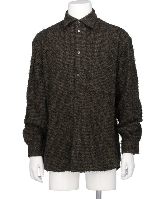 YOKE(ヨーク) 2026AW NEEDLEPUNCHED COTTON PLAID SHIRT YK26FW01360SH