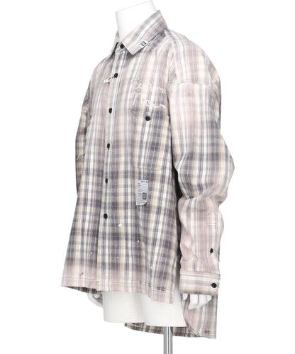 VINTAGE LIKE CHECK L/S SHIRTS