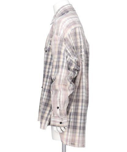 VINTAGE LIKE CHECK L/S SHIRTS