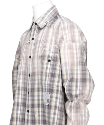 VINTAGE LIKE CHECK L/S SHIRTS