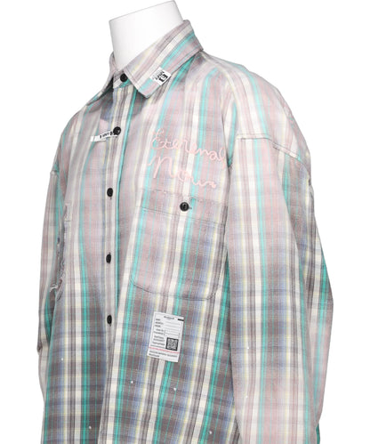 VINTAGE LIKE CHECK L/S SHIRTS