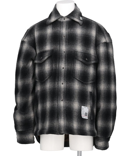  Maison MIHARA YASUHIRO(メゾンミハラヤスヒロ) 2026AW PUFFER CHECK SHIRTS J17SH185