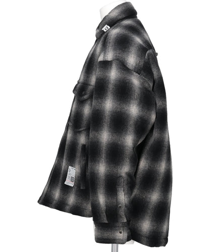 PUFFER CHECK SHIRTS
