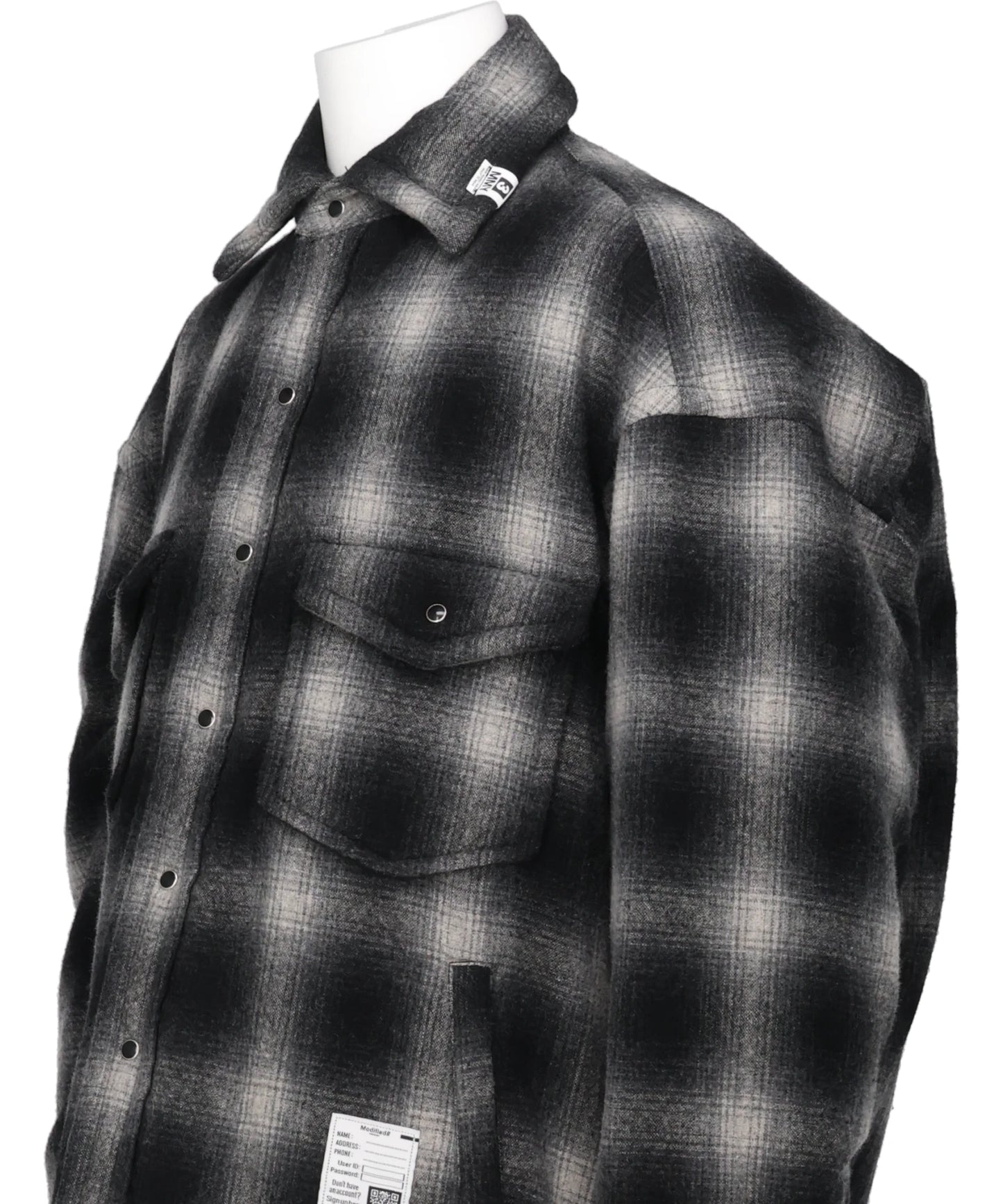PUFFER CHECK SHIRTS