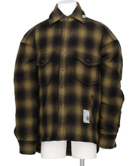 Maison MIHARA YASUHIRO(メゾンミハラヤスヒロ) 2026AW PUFFER CHECK SHIRTS J17SH185