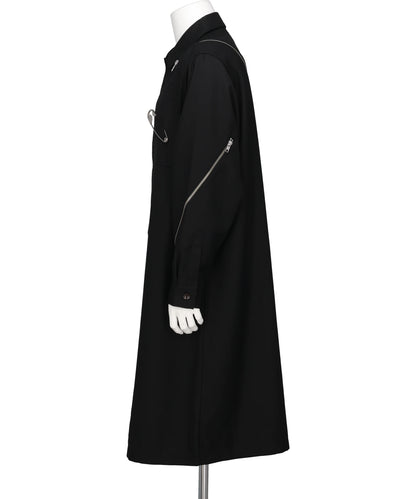 TAILORED ZIP PUNK SHIRT