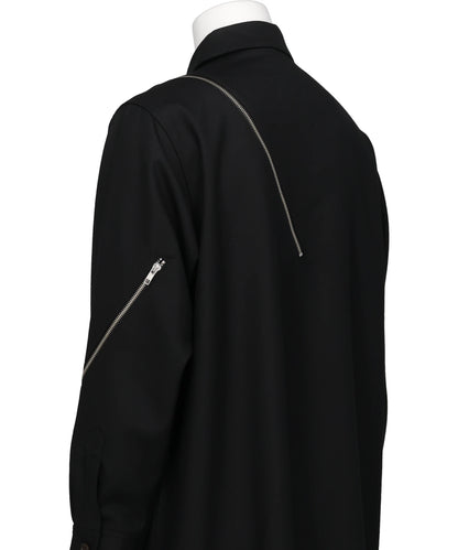 TAILORED ZIP PUNK SHIRT