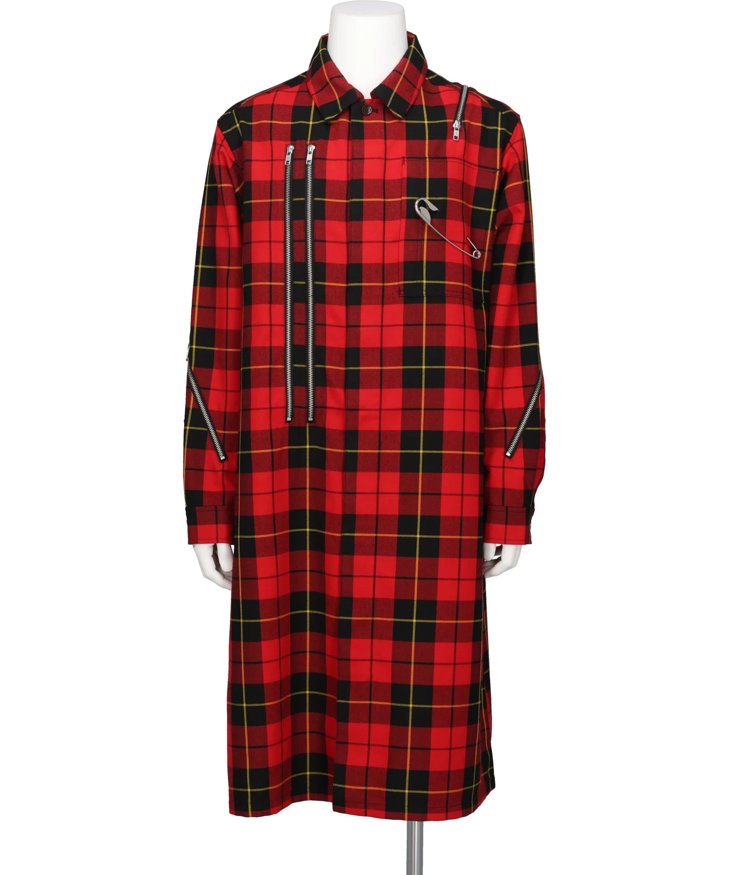 KIDILL(キディル)TAILORED ZIP PUNK SHIRT