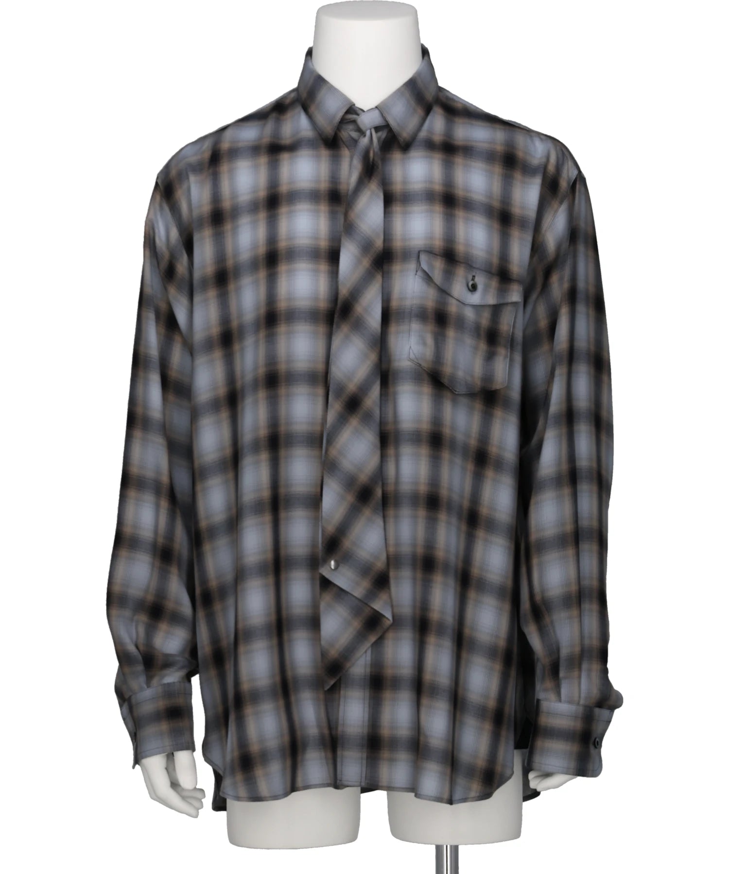 Tamme(タム) 2026AW NECKTIE SHIRT 26A0390