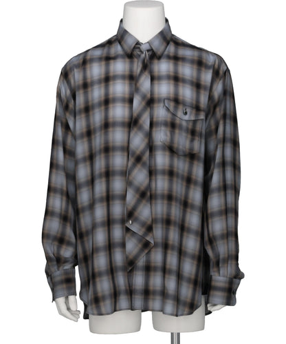 Tamme(タム) 2026AW NECKTIE SHIRT 26A0390