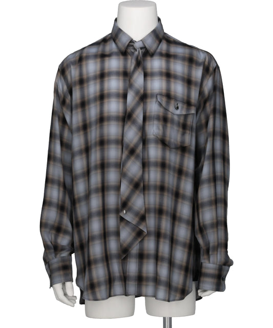 Tamme(タム) 2026AW NECKTIE SHIRT 26A0390