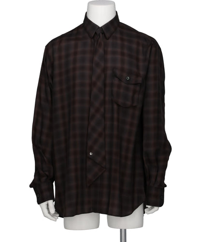 Tamme(タム) 2026AW NECKTIE SHIRT 26A0390