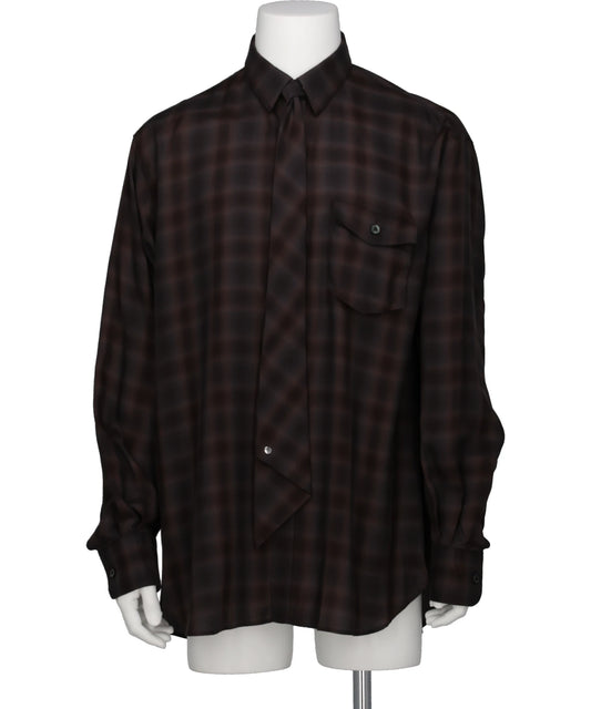 Tamme(タム) 2026AW NECKTIE SHIRT 26A0390