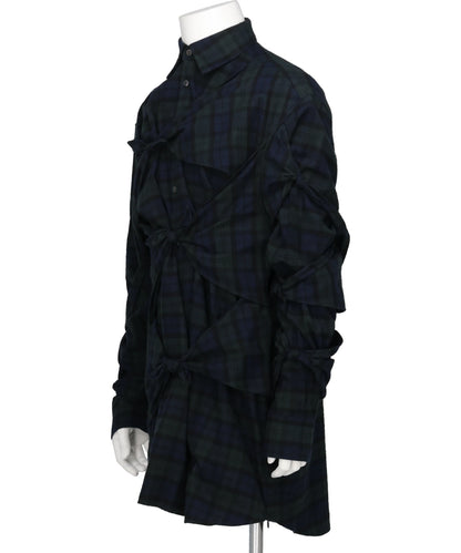 CHECK RIBBON SHIRT