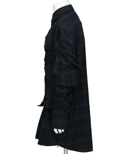 CHECK RIBBON SHIRT