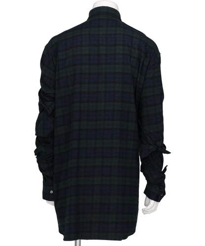 CHECK RIBBON SHIRT