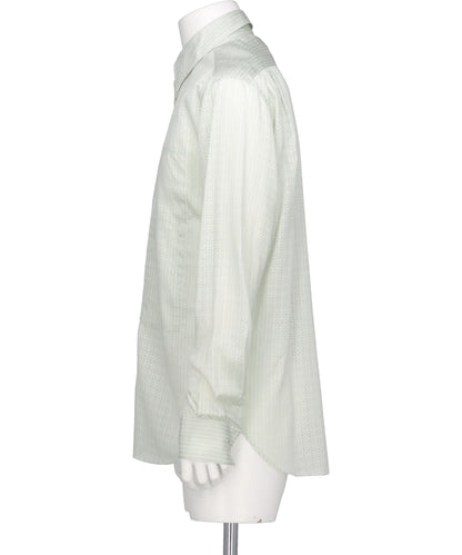 “PUNCHING STRIPE” W-PKT DRESSL-S SHIRT